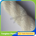 whosales white 3 strands nylon marine rope